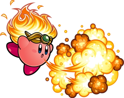 파일:Kirby - Fire Kirby breathing Fire.png