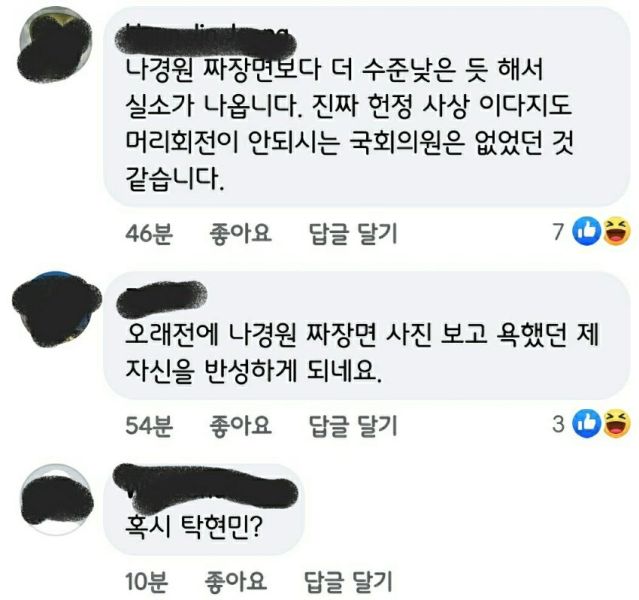 파일:서울 광진 을 모 국회의원 SNS 댓글.jpeg