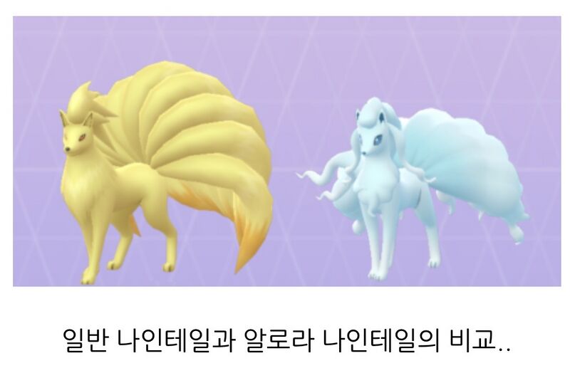 파일:나인테일 일반폼과 리전폼.jpeg