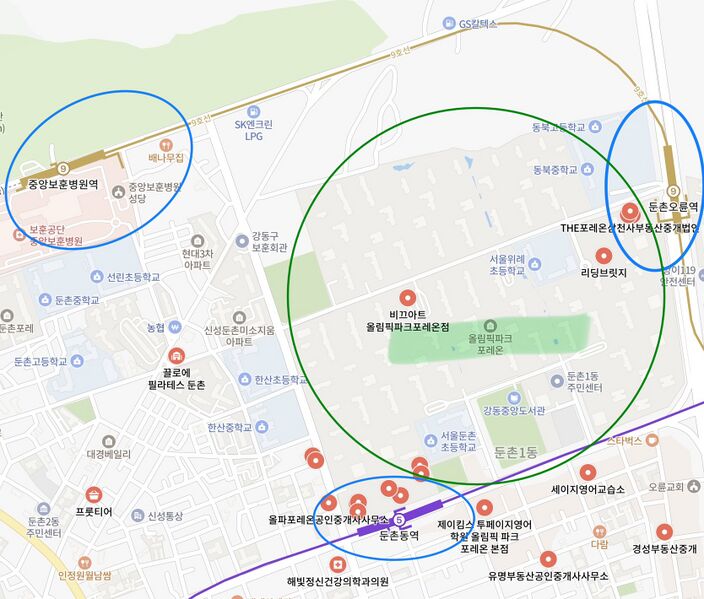 파일:올림픽파크포레온 근처 지하철역.jpeg